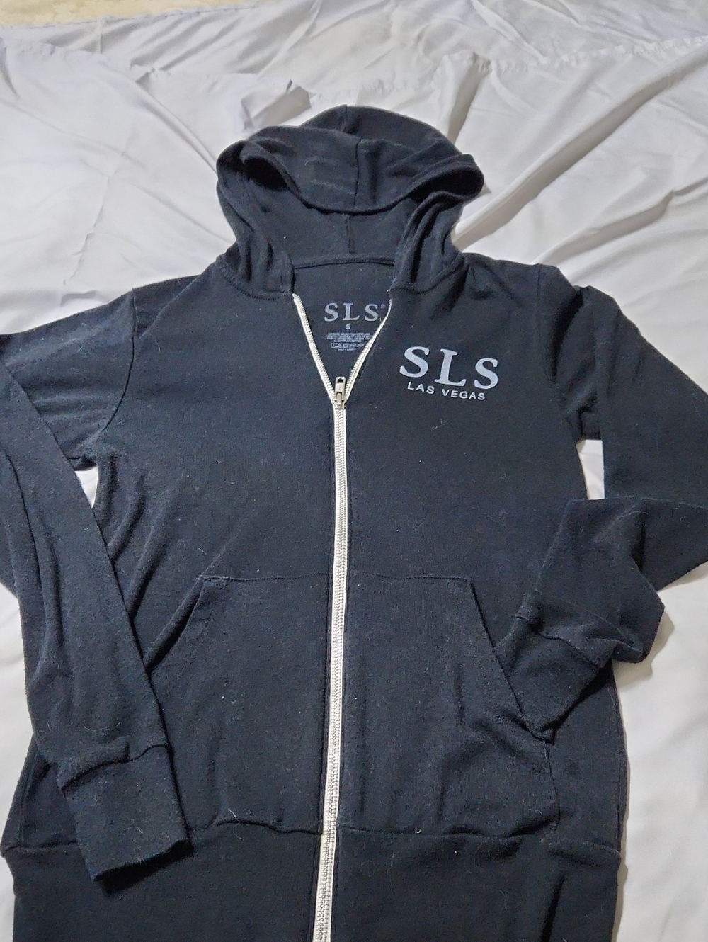 Las Vegas Black Zip-Up Hoodie